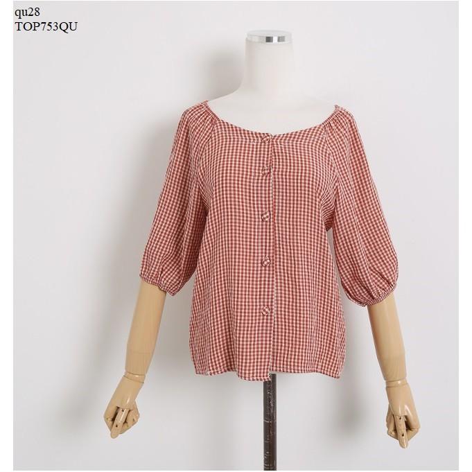 TOP669 ÁO KIỂU SỌC TAY LỠ