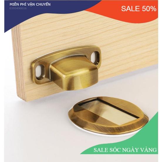Chặn cửa nam châm đế mỏng, hít cửa inox 304 kiểu bền đẹp chống va đập tiện dụng, thiết kế thông minh, siêu mỏng CHỐNG ỒN