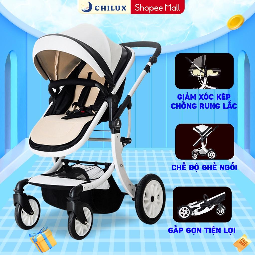 Xe đẩy nôi cho bé cao cấp Chilux S1.9 - Đa năng tiện lợi cho bé sử dụng - Bảo hành 3 năm