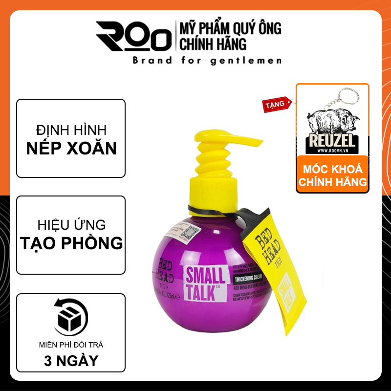 Gel Giữ Nếp Tigi Bed Head Small Talk Cho Tóc Uốn Xoăn  - Tặng móc khoá chính hãng