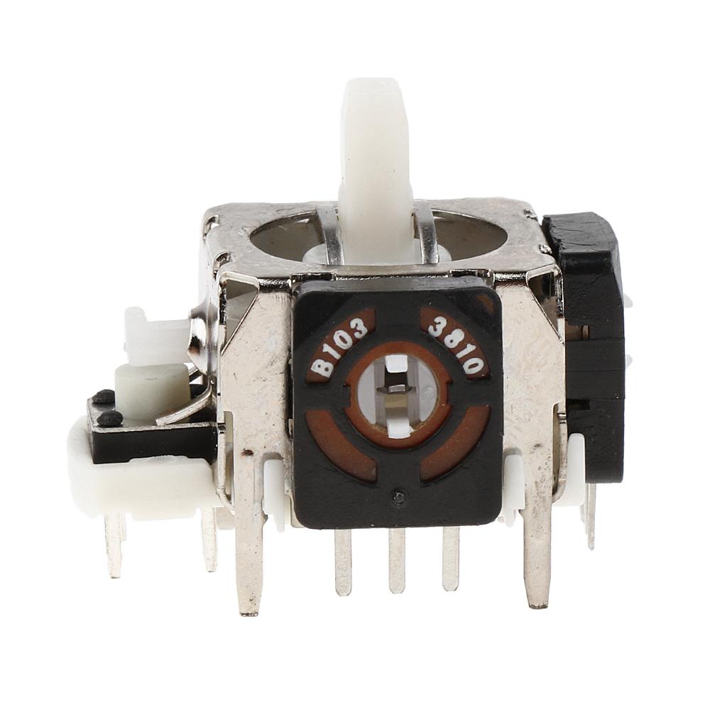 Analog Joystick Module 3D Thumbstick For Playstation 2 PS2 Controller Black