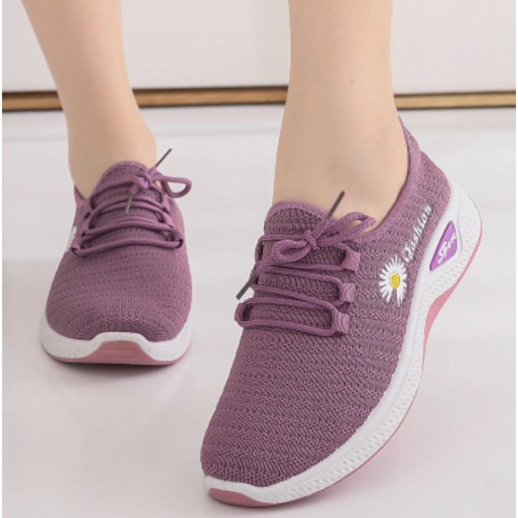 Giày Sneaker nữ thể thao hoa cúc Fashion