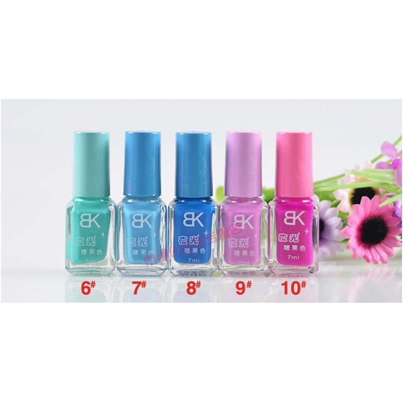 Sơn Móng Tay dạ Quang - sơn phát sáng-trang trí đồ vật 202_u full hộp Fyiyi