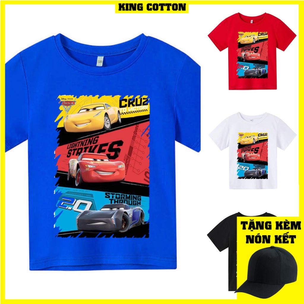 Áo thun trẻ em XE 3, 4 màu, có size người lớn, Anam Store