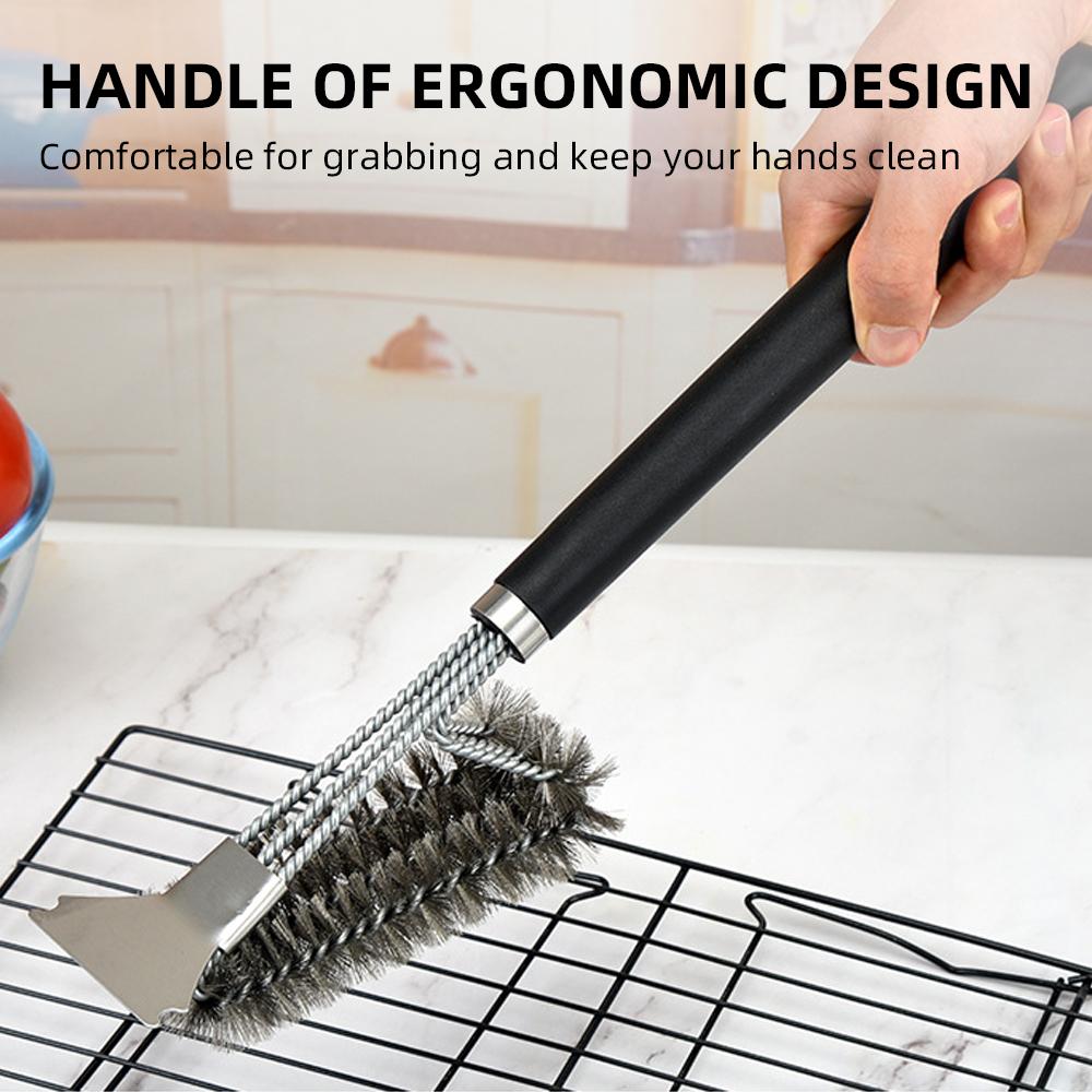 Bàn Chải Vệ Sinh Đồ Nướng Bbq Bằng Thép Không Gỉ