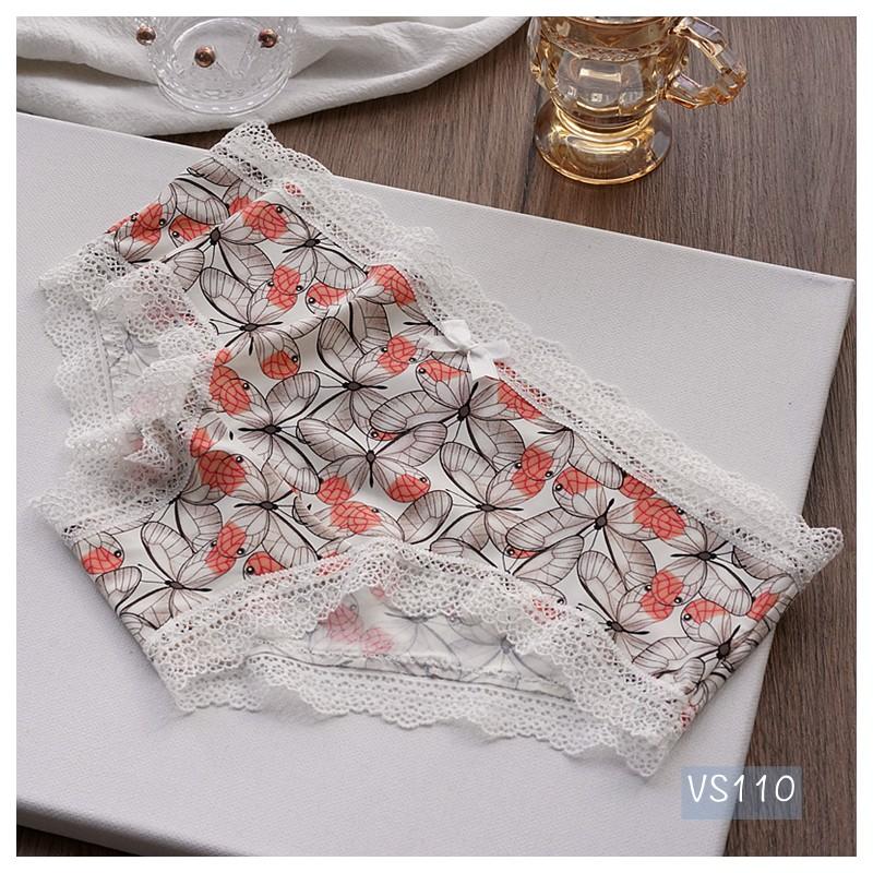 Quần Lót Hiphugger Panties thun sữa cực êm hoa văn