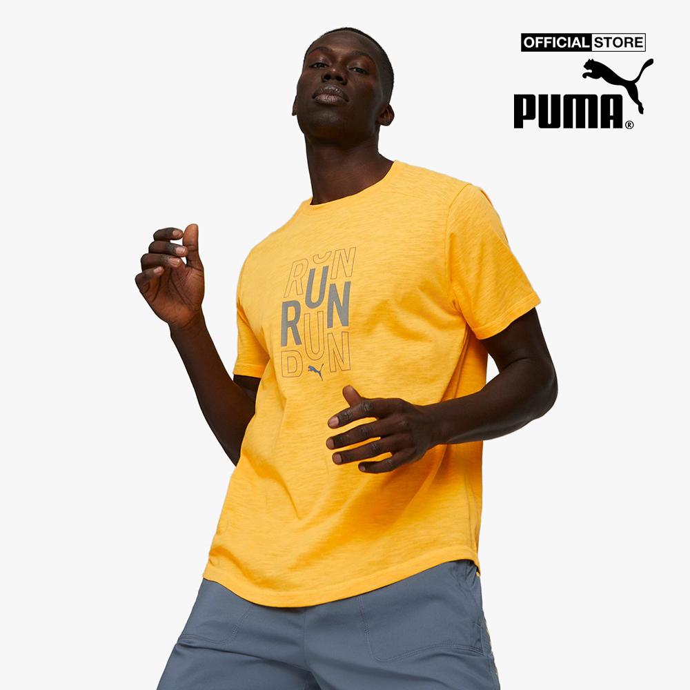 PUMA - Áo thun thể thao nam tay ngắn Performance Logo 522423