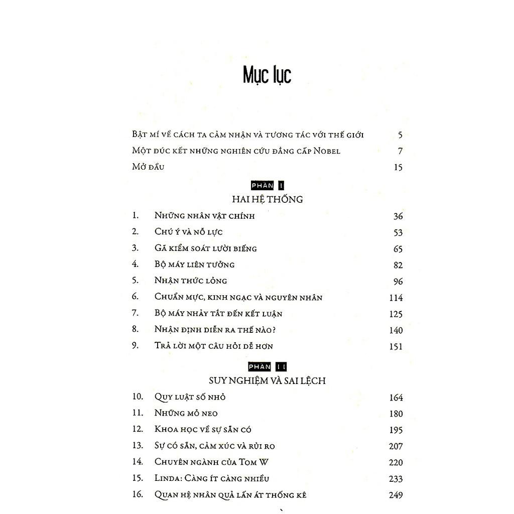 Sách - Tư Duy Nhanh Và Chậm
