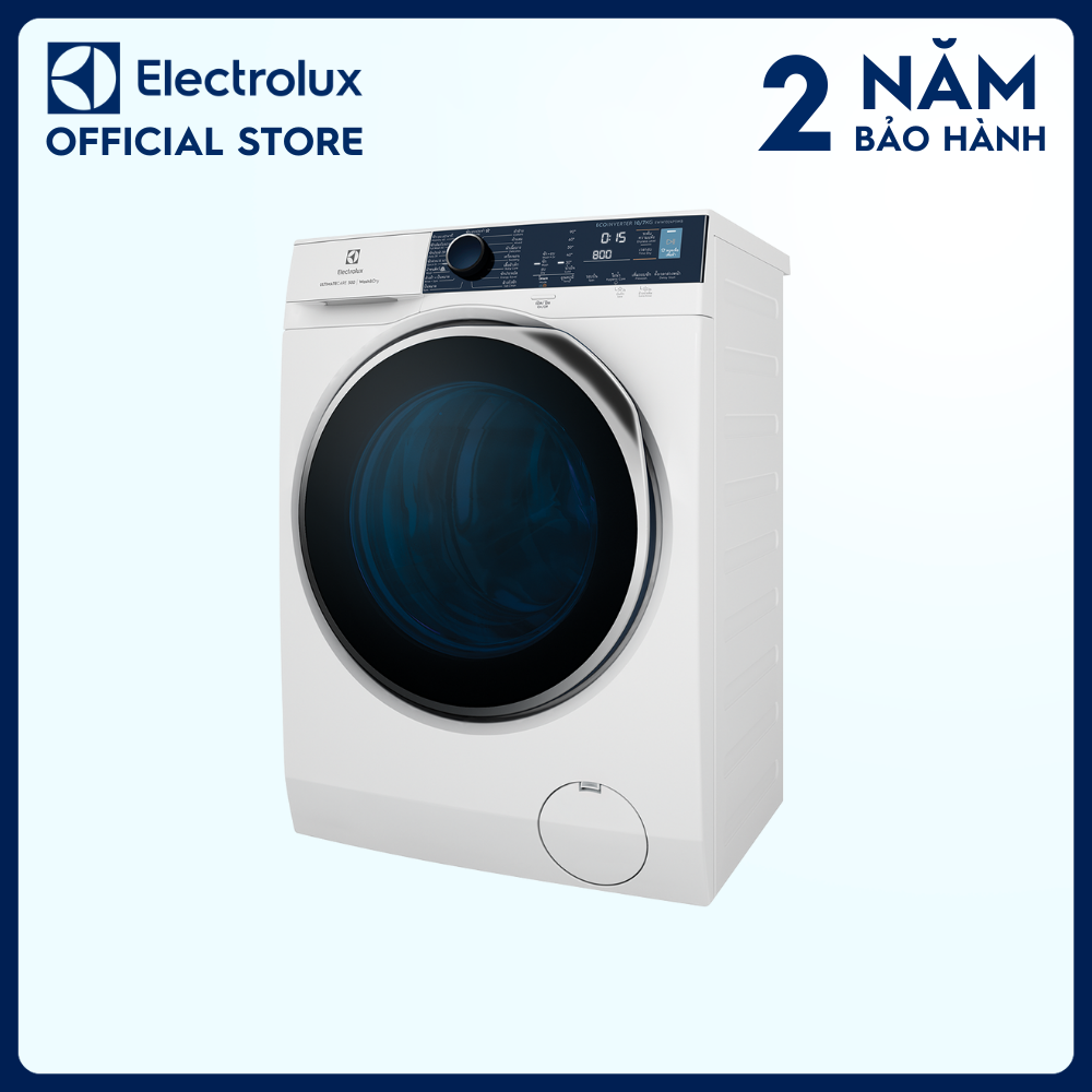 Máy giặt sấy Electrolux 10/7kg EWW1024P5WB - Giặt sạch sâu, không cặn giặt tẩy, giặt hơi nước êm dịu như giặt tay, tiết kiệm hơn 50% điện năng