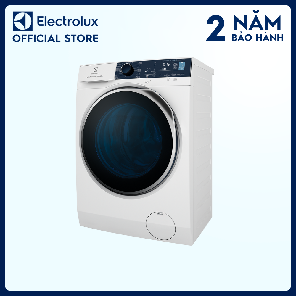 [Free Giao lắp] Máy giặt sấy Electrolux 10/7kg EWW1024P5WB - Giặt sạch sâu, không cặn giặt tẩy, giặt hơi nước êm dịu như giặt tay, tiết kiệm hơn 50% điện năng [Hàng chính hãng]