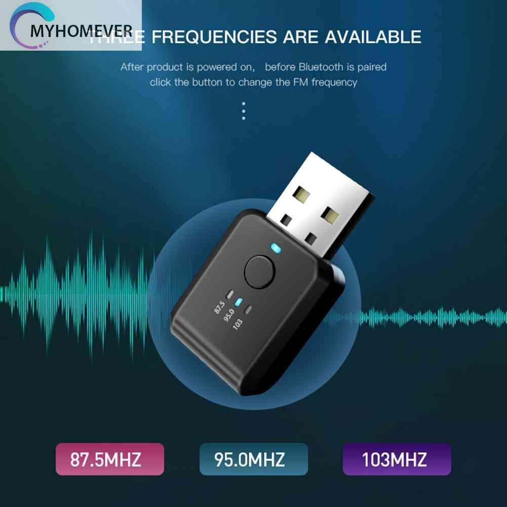 Máy Phát FM FM01 Kết Nối Bluetooth Không Dây Trong Xe Hơi