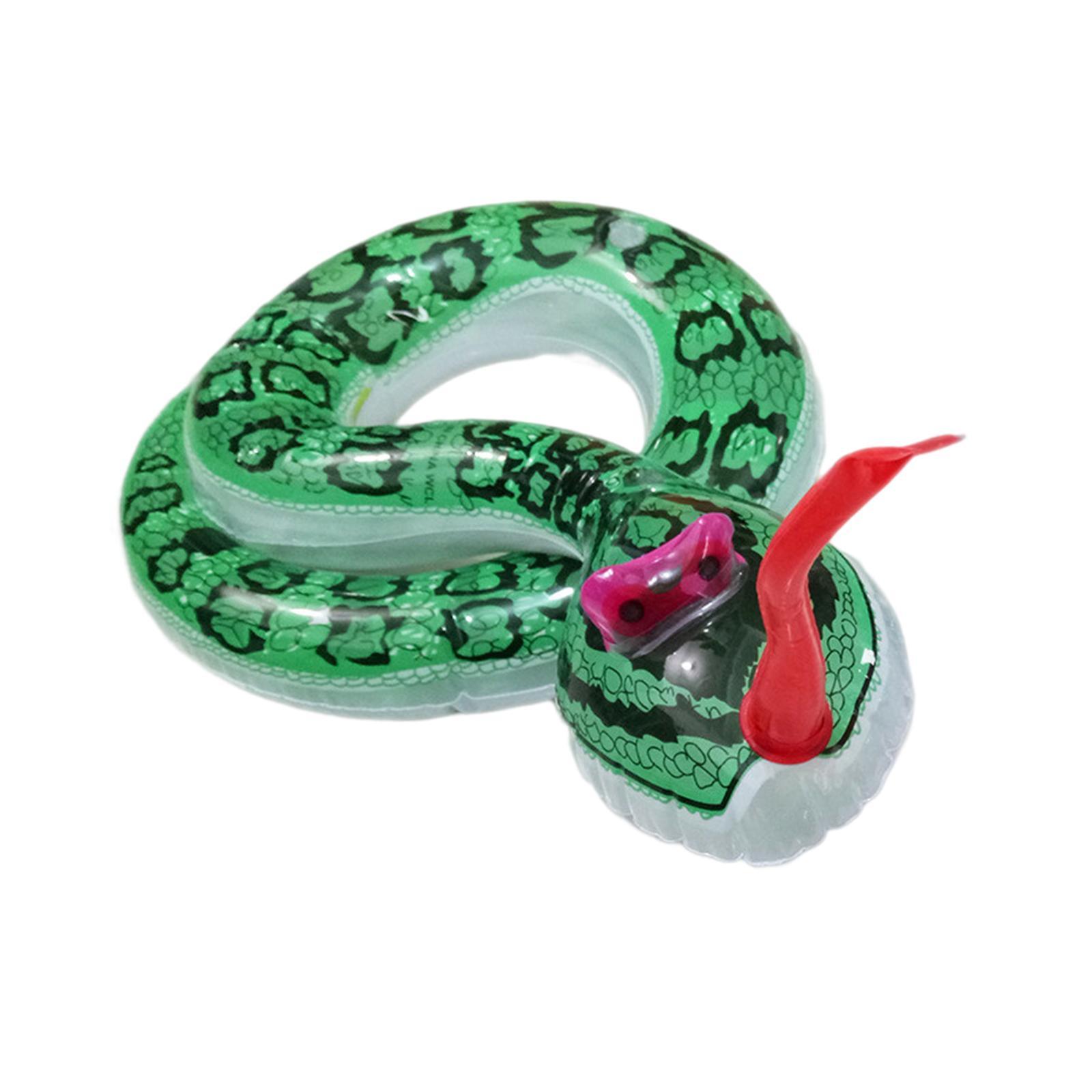 Inflatable Snake Toy Simulation Animal Figurine Party April Fool's Toy Props
