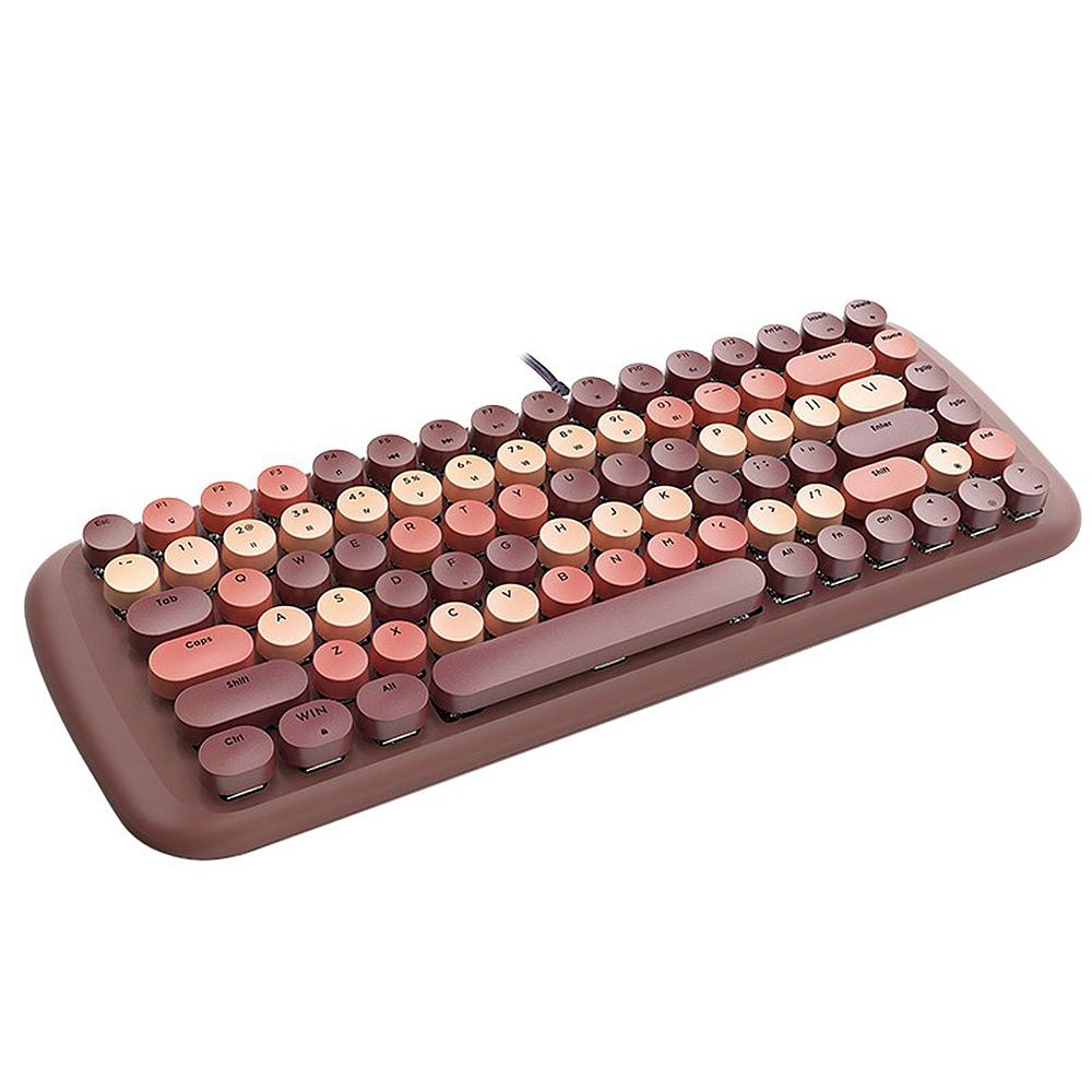 Bàn phím cơ có dây Mofii Candy M chơi game với Đèn nền trắng Công tắc xanh Các phím tắt đa phương tiện