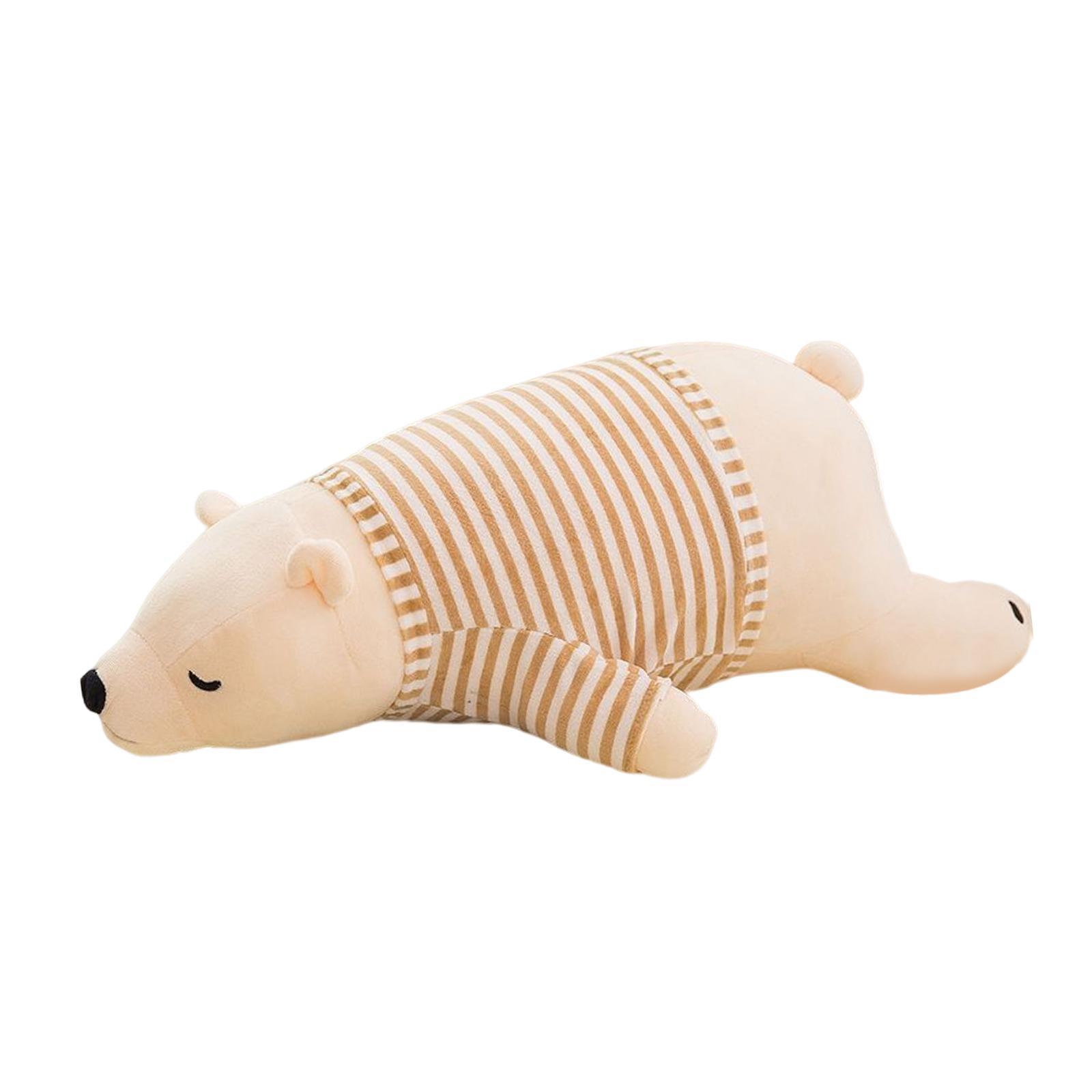 Soft Sleeping Bear Plush Doll Pillow Cartoon for Children Birthday Christmas