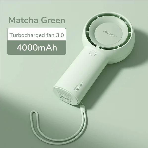 Quạt Cầm Tay Mini JISULIFE FA43 Siêu Mát - Sạc Nhanh - Pin 4000mAh Sử Dụng Lên Đến 12H - Hàng Chính Hãng