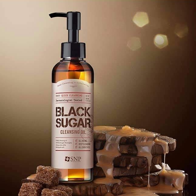 Dầu tẩy trang tinh chất đường đen – SNP BLACK SUGAR CLEANSING OIL