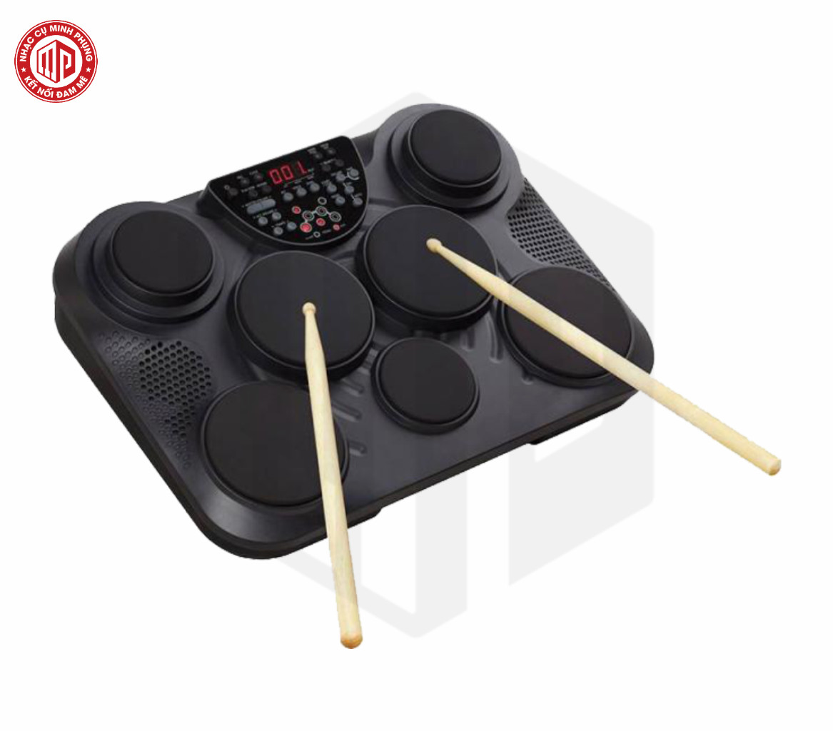 Bộ trống điện tử cao cấp/ Portable Drums/ Electronic Drum Kits/ Compact Digital Drums - Table Drums - Medeli DD315 - 7 pads - Hàng chính hãng