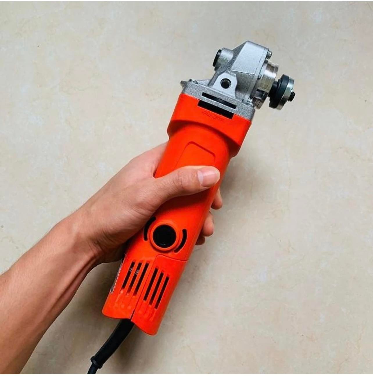 Máy mài điện, máy cắt điện 220V lõi đồng công suất 800W, máy mài góc công tắc đuôi tốc độ không tải 11000rpm