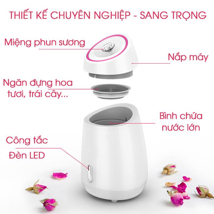 Máy Xông Hơi Da Mặt Hoa Quả, Thảo Dược - Màu Ngẫu Nhiên - Hàng Chất Lượng