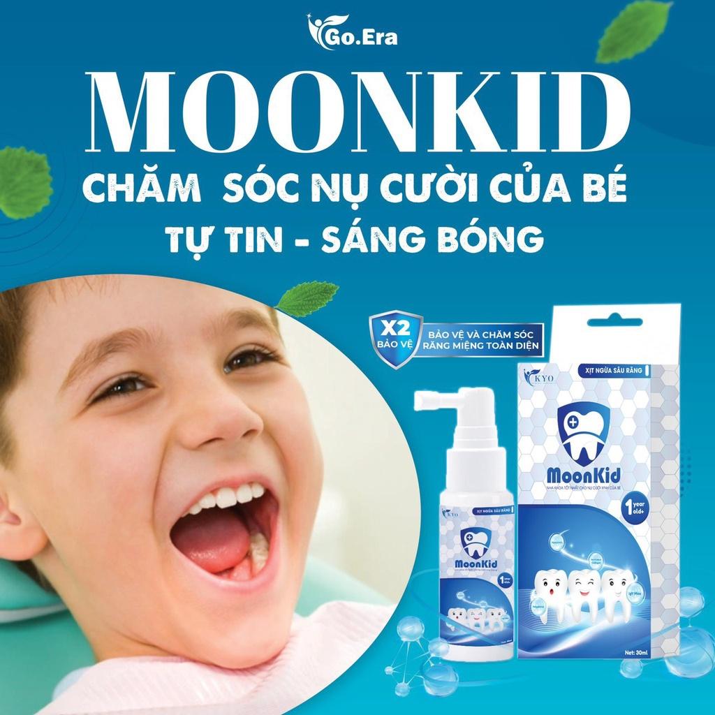 Xịt Ngừa Sâu Răng MOONKID, giảm đau răng, ngăn ngừa sâu răng, hà răng cho bé - 30ml