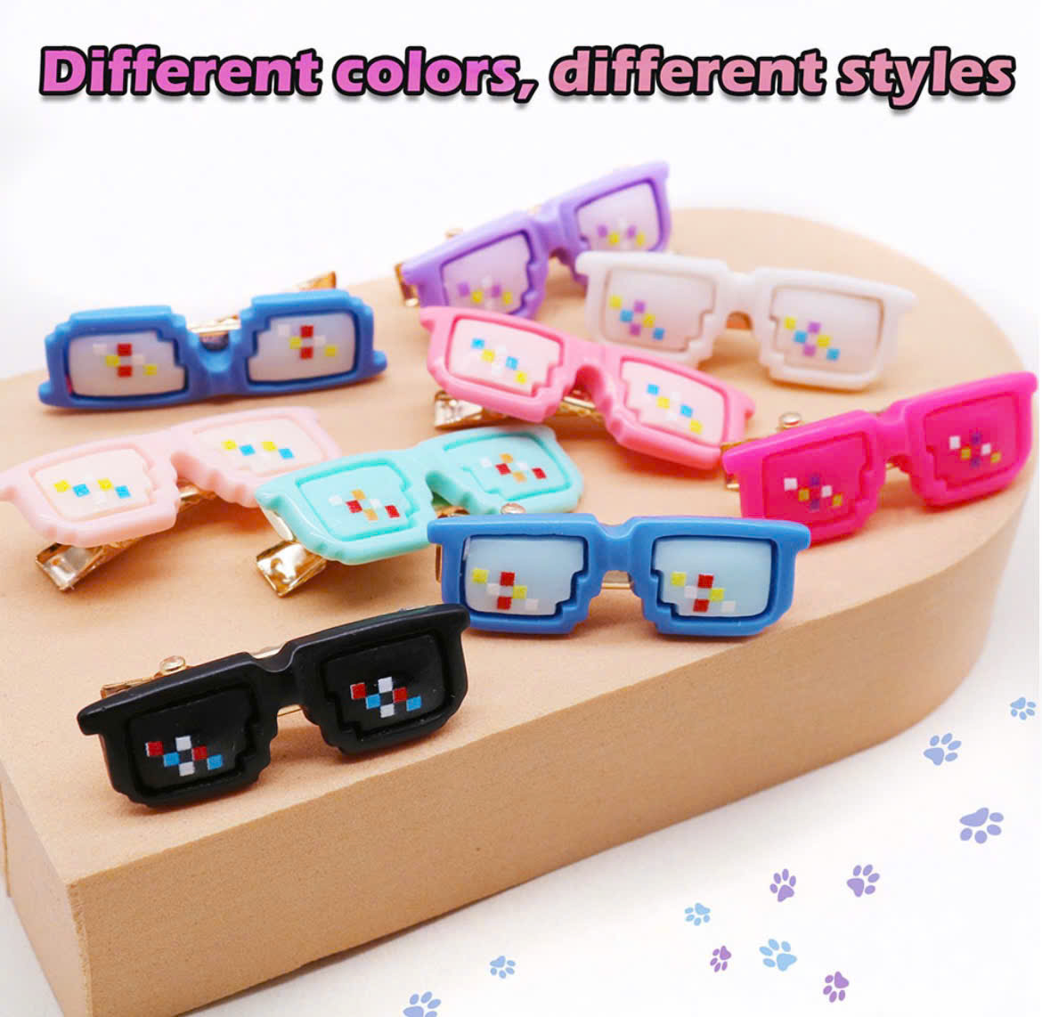 NƠ KẸP TÓC SANG TRỌNG NHIỀU MÀU DỄ THƯƠNG MÃ 22 XINH XẮN CHO THÚ CƯNG CHÓ MÈO