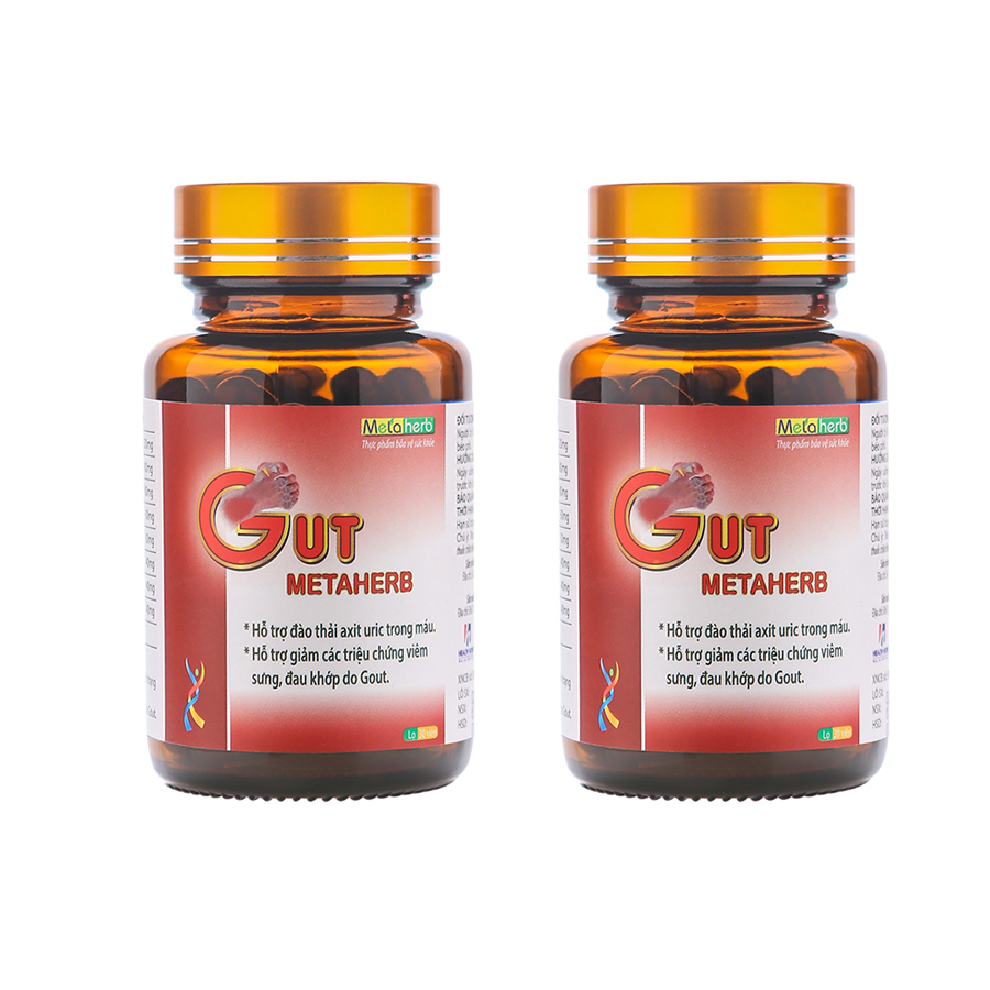 Combo 2 hộp thực phẩm chức năng viên Gut Metaherb