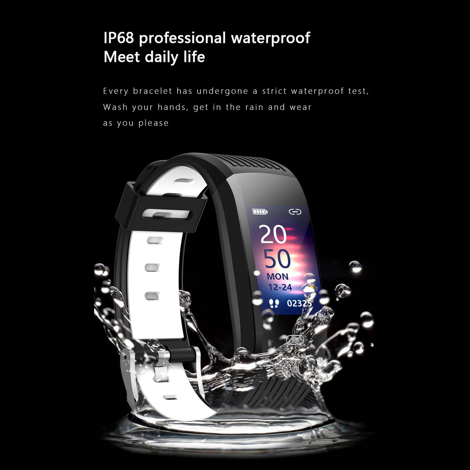 Smart Watch for Android and iOS Phones Smartwatch Fitness Tracker 0.96 Inch Touch Screen Sleep Monitor for Men Women Compatible with iOS Android