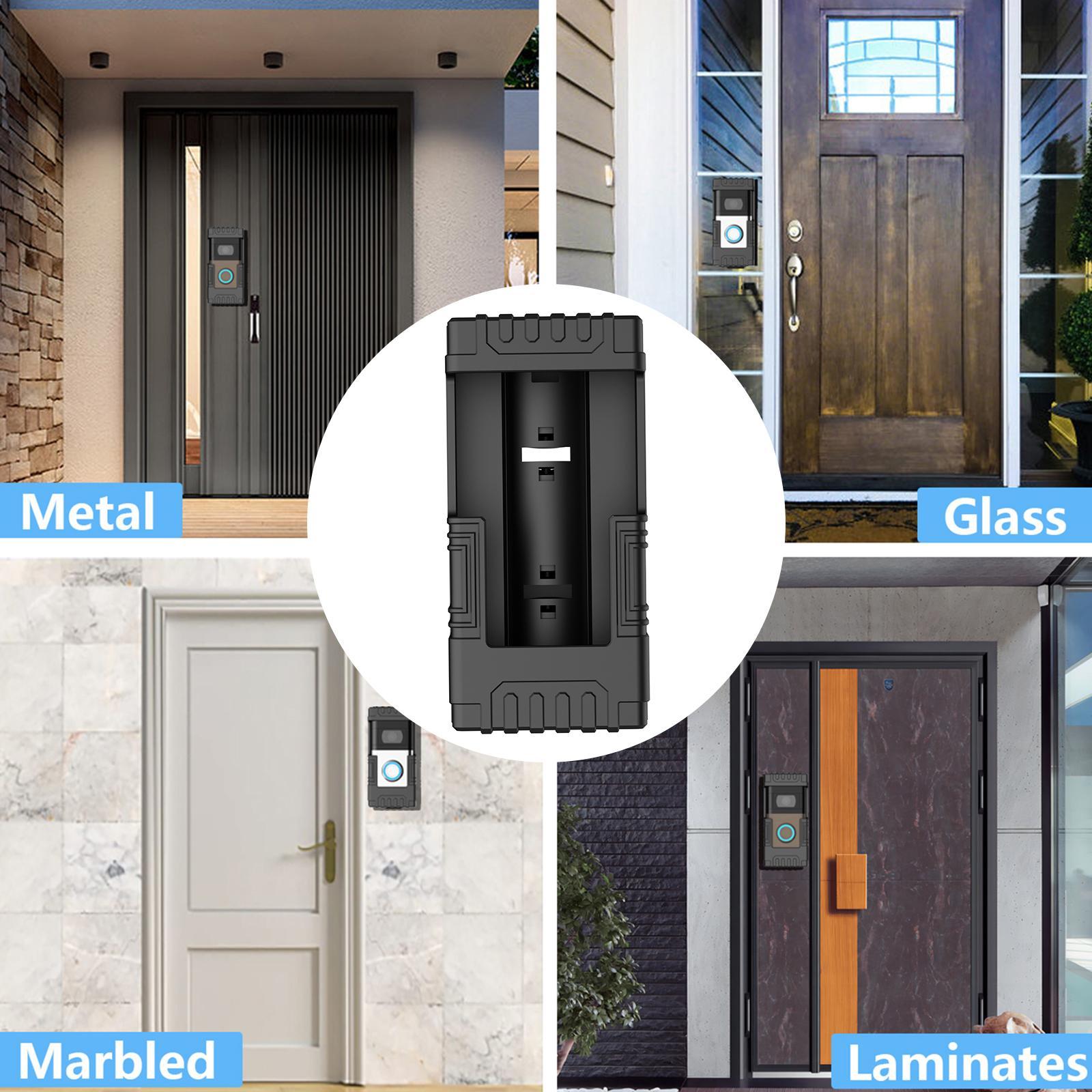 Mount Holder Adjustable PP Electronics for Office Door Renters Home