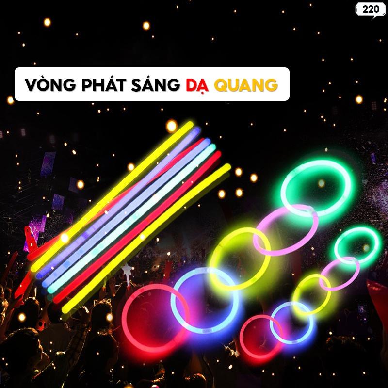 combo 100 Thanh Phát Sáng Dạ Quang Đi Dự Concert Đi Coi Ca Nhạc Sáng Liên Tục 4-5 Giờ 220