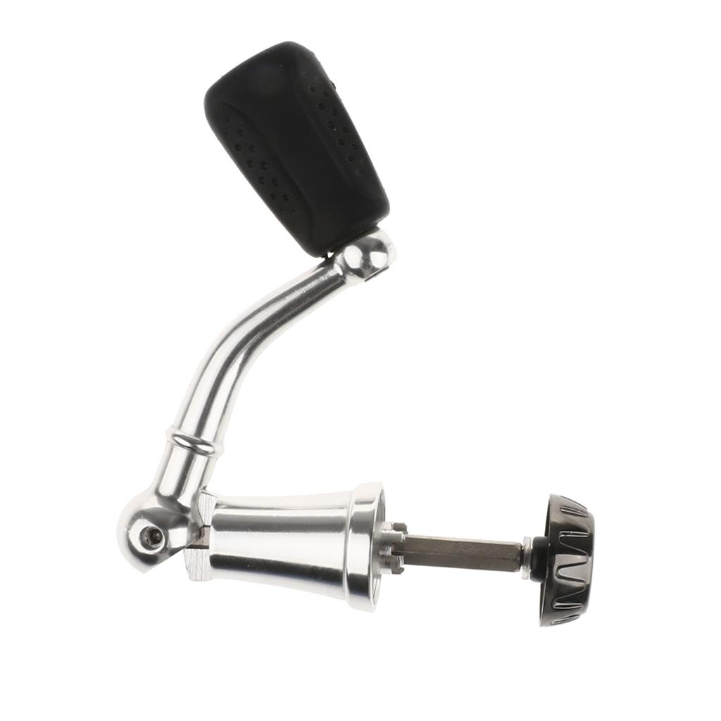 Metal Power Handle Knob Fishing Reel Crank Arm Foldable Spinning Reel Handle