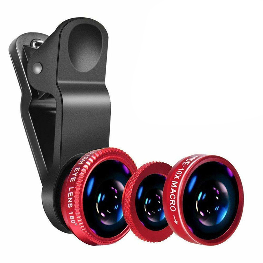 Bộ Ống Lens Chụp Hình Cho Điện Thoại Universal Clip Lens 3 In 1 (PVN644, PVN645, PVN646)