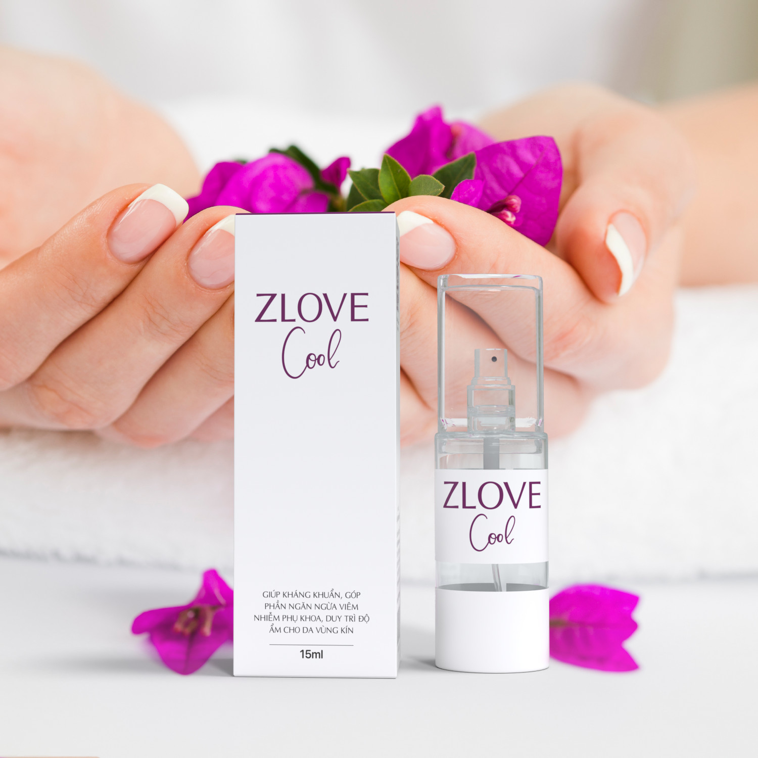 Bộ Sản Phẩm Nước Hoa Vùng Kín ZLOVE Secret (5ml) - Thảo Dược Tự Nhiên và Xịt Kháng Khuẩn ZLOVE Cool - Ngăn Ngừa Viêm Nhiễm Phụ Khoa(15ml)