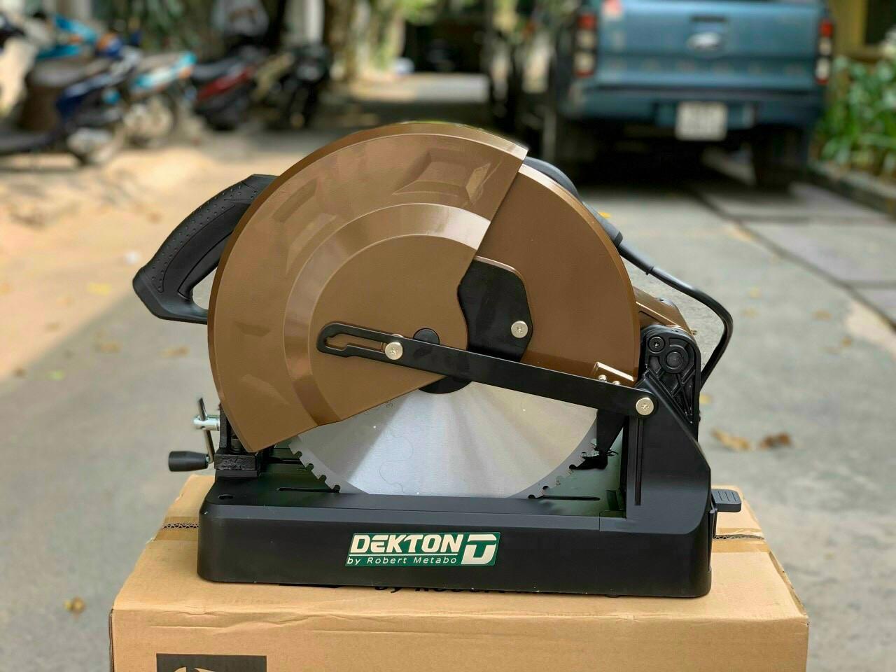 MÁY CẮT TUA CHẬM LƯỠI HỢP KIM 3500W 355MM DEKTON DK 996D - HÀNG CHÍNH HÃNG