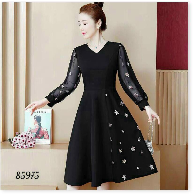 ĐẦM XÒE UMI TAY DÀI PHỐI LƯỚI SAO VÔ CUNG XINH XẮN