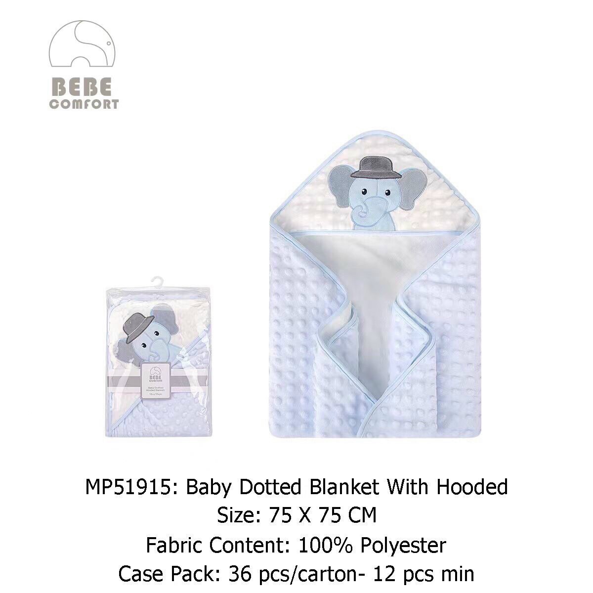 Khăn ủ cho bé sơ sinh 100% cotton cho bé BEBE COMFORT, chăn ủ cotton cao cấp, khăn choàng