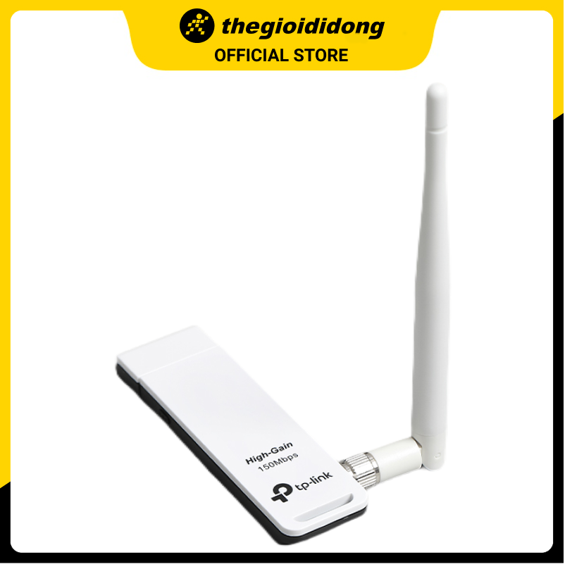 USB Wifi 150Mbps TP-Link TL-WN722N Trắng - Hàng chính hãng