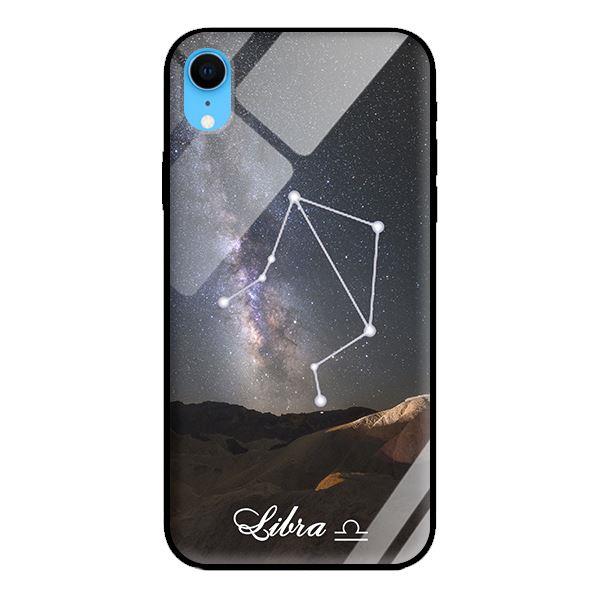 Ốp kính 12 cung Hoàng Đạo cho iPhone XR Libra - Hàng chính hãng