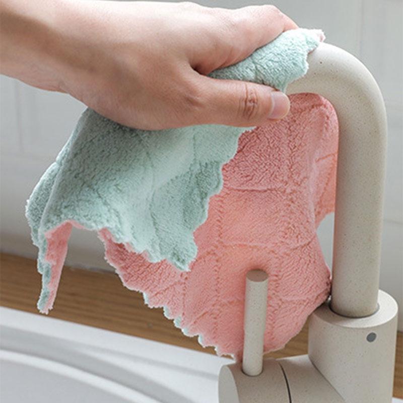 Khăn Lau Chén Dĩa Thấm Hút Tốt Kích Thước 27x16cm