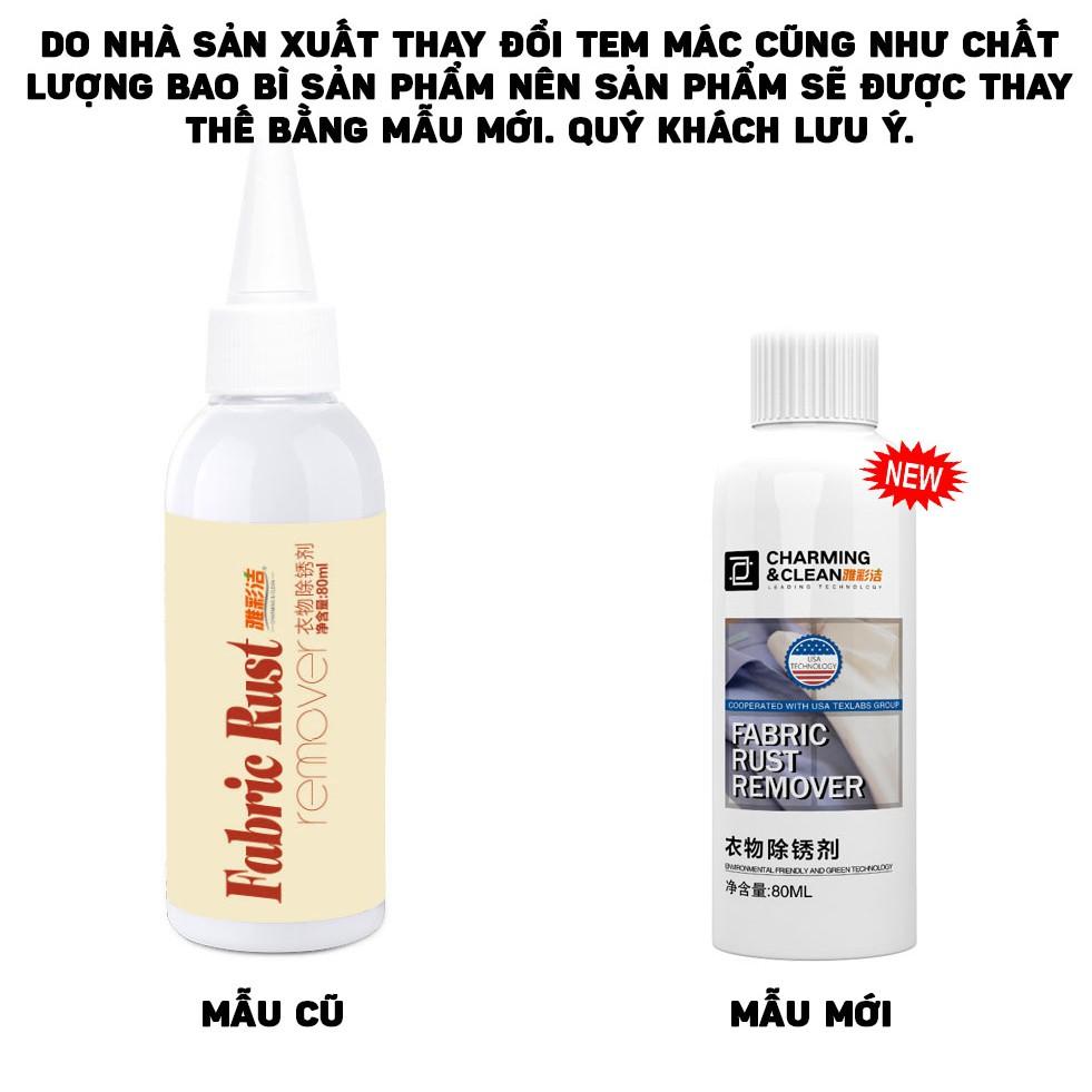 Dung Dịch Tẩy Vết Rỉ Sét Nhanh Chóng Trên Vải, Quần Áo Cao Cấp 80ml BEESIR