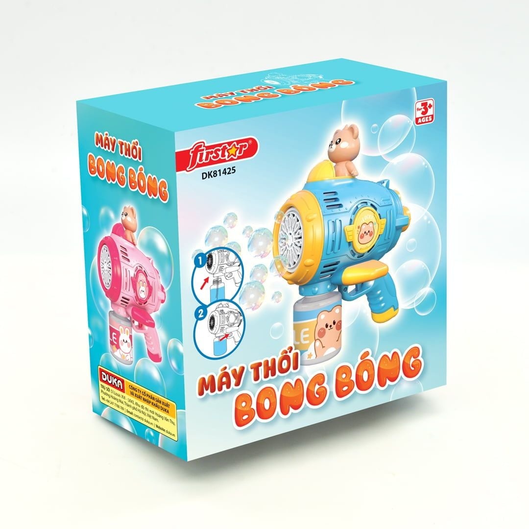 Đồ Chơi DUKA: Máy Thổi Bong Bóng DK81425