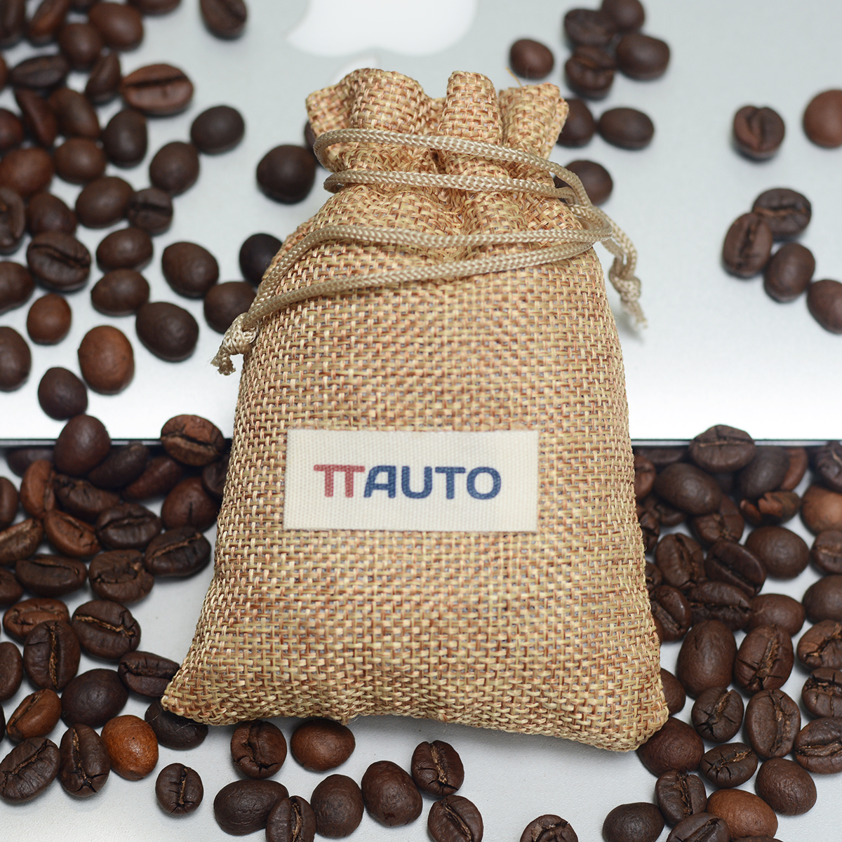 Túi thơm cà phê TTAUTO 100% hạt nguyên chất khử mùi trên ô tô, tủ đồ, văn phòng