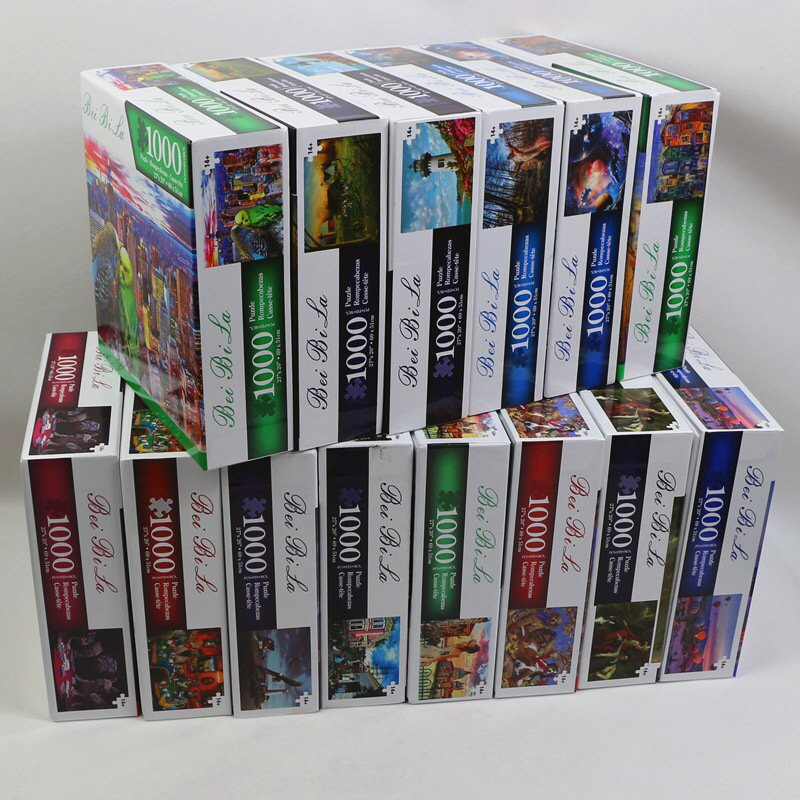 Tranh Ghép Hình 1000 Mảnh Jigsaw Puzzle Randomcut 1000 Pcs