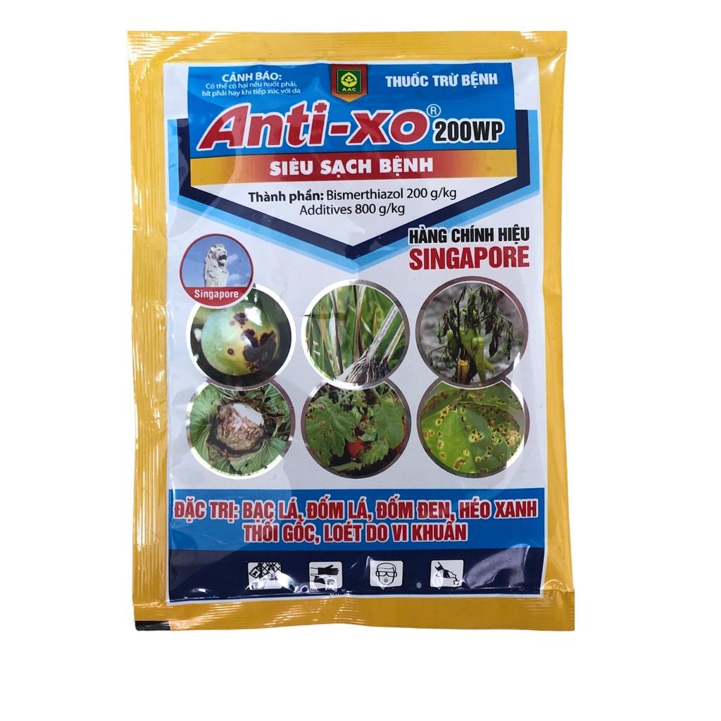 Đặc hiệu trừ bệnh thối nhũn, héo xanh, bạc lá, đốm lá, đốm đen, thối gốc, loét do vi khuẩn Anti Xo 30g