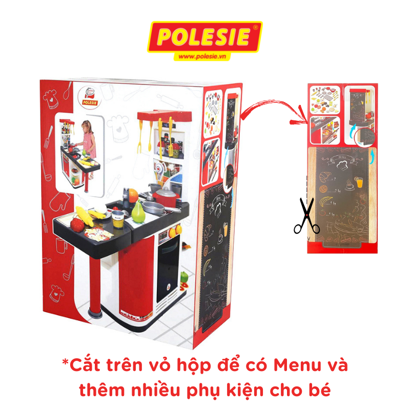 Bộ Đồ Chơi Nhà Bếp Master Chef, Đồ Chơi Nấu Ăn An Toàn, Phát Triển Tư Duy Cho Bé – Polesie Toys MS: 67609