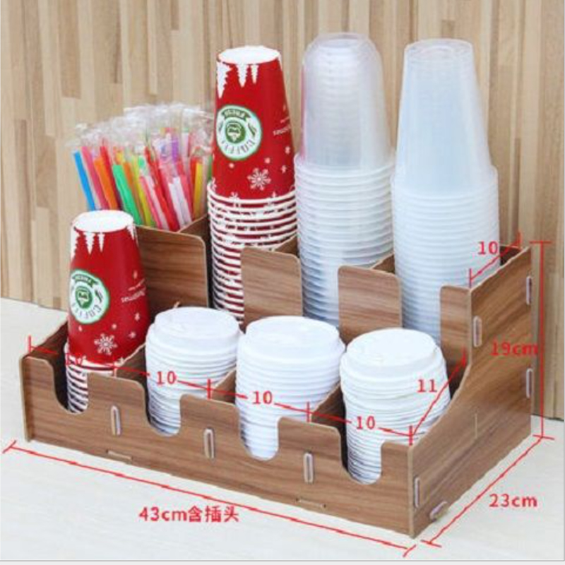 Hộp đựng dụng cụ pha chế cafe & trà sữa tiện lợi 4 ngăn