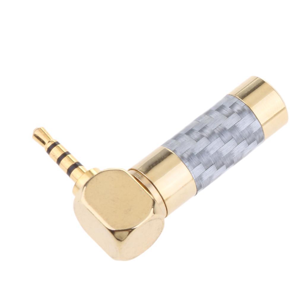 Professional 2.5mm Jack Gold Plated Audio Stereo adapter Converter for Headphone