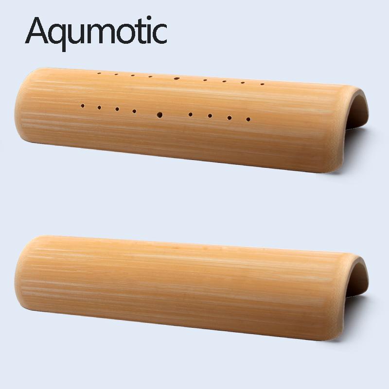 Aqumotic Tre Gối Cổ Gỗ Hình Chữ U Gỗ Vật Lý Trị Liệu Thắt Lưng Đặt Lại Gối Lực Kéo Sửa Chữa Ngủ Cứng