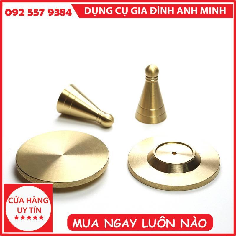 Khuôn nhang nụ tháp bằng đồng cổ điển