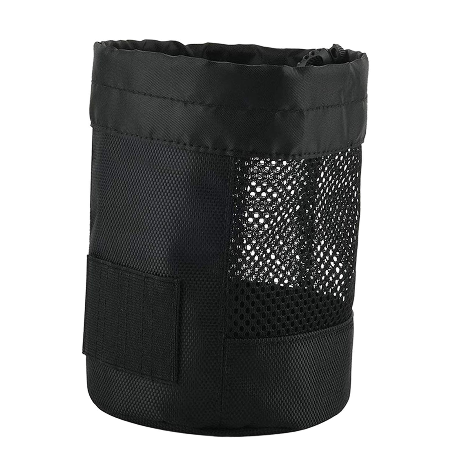 Golf Ball Bags with Tee Holder Portable Nylon Golf Mesh Bag for Training