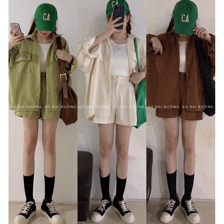 Set nhung áo 2 túi 180